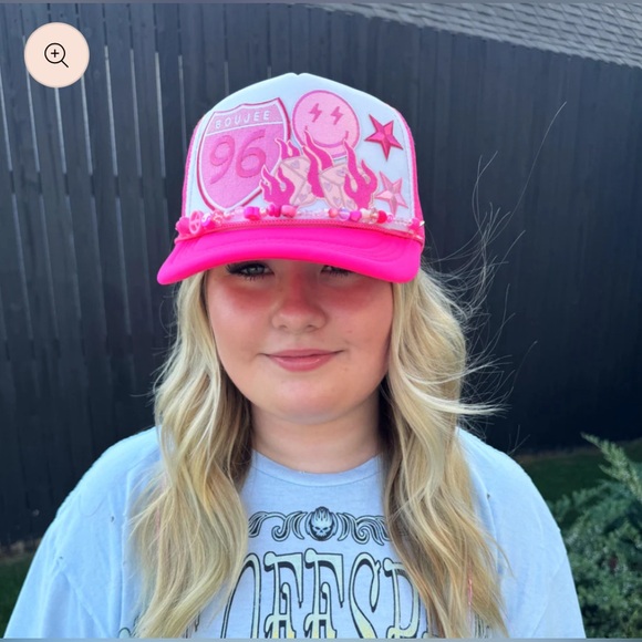 Boujee Pink Trucker Hat - Picture 1 of 4